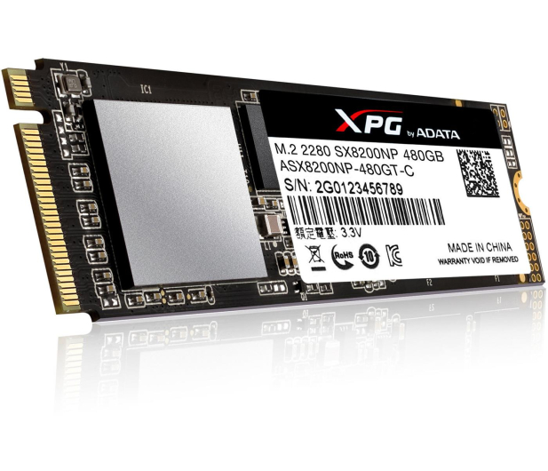 ADATA 480GB M.2 PCIe XPG SX8200 - 421187 - zdjęcie 3